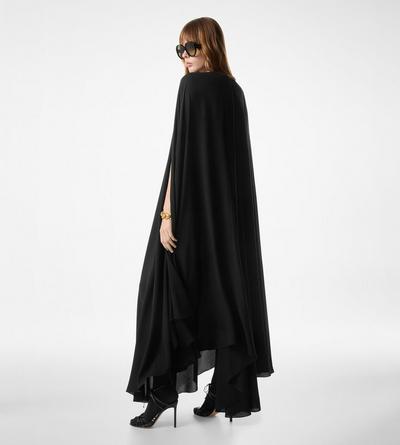 SOFT SILK STRETCH CADY KAFTAN image number 3