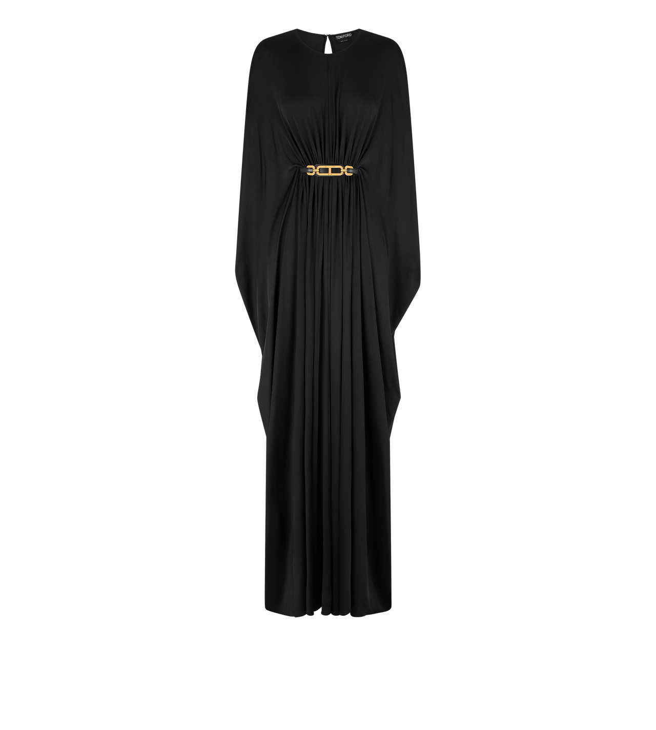 VISCOSE SATIN STRETCH JERSEY KAFTAN image number 0