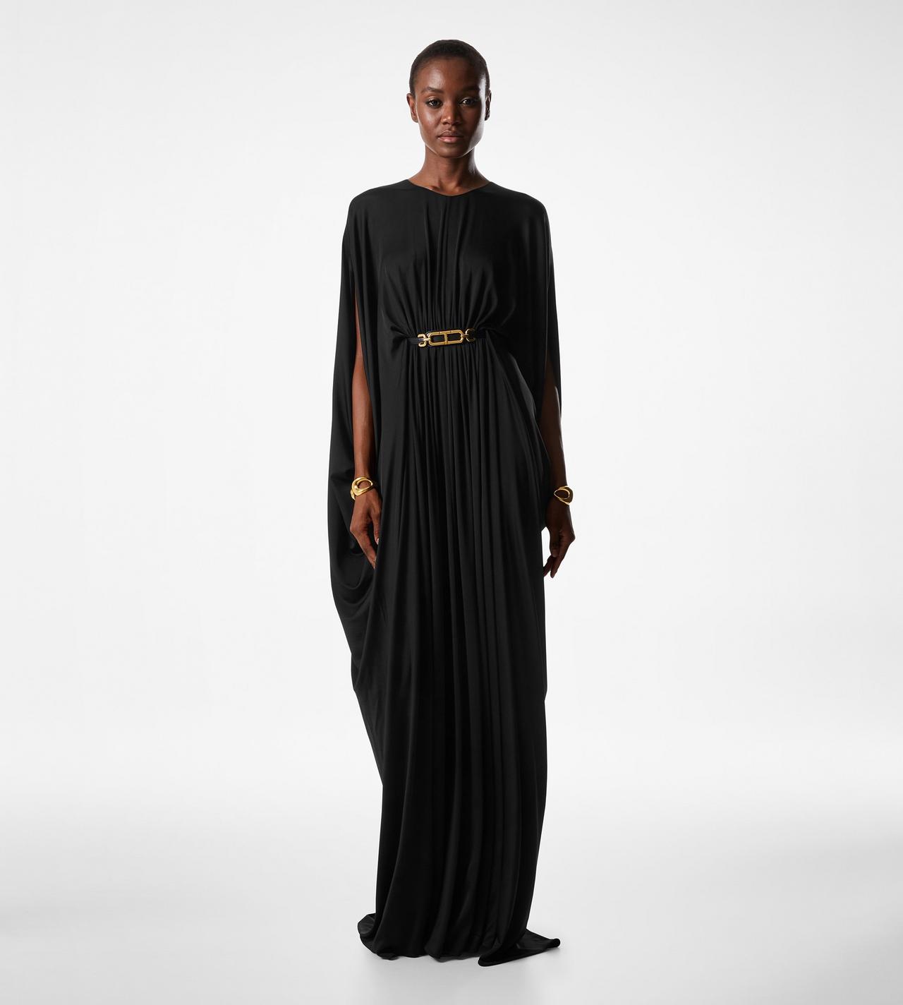 VISCOSE SATIN STRETCH JERSEY KAFTAN Tom Ford Fashion