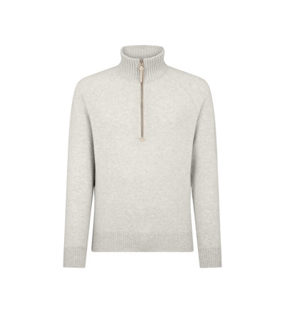 CASHMERE LAMBSWOOL HALF ZIP image number 0