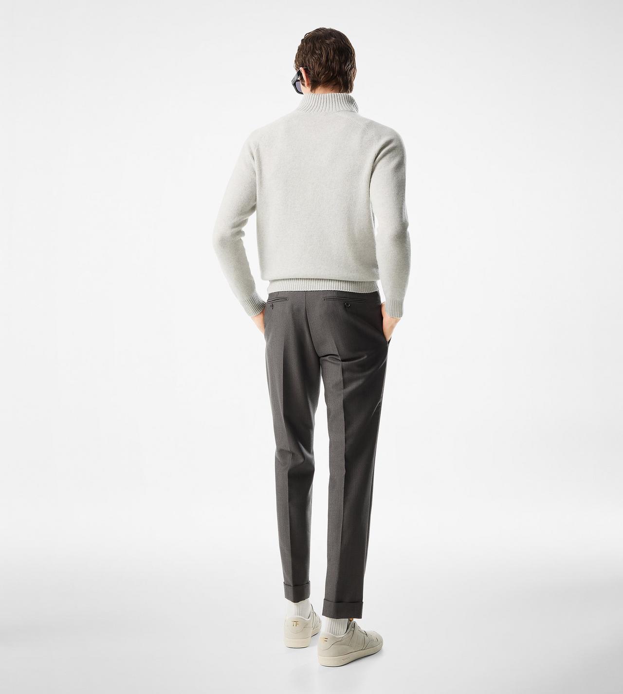 CASHMERE LAMBSWOOL HALF ZIP image number 2