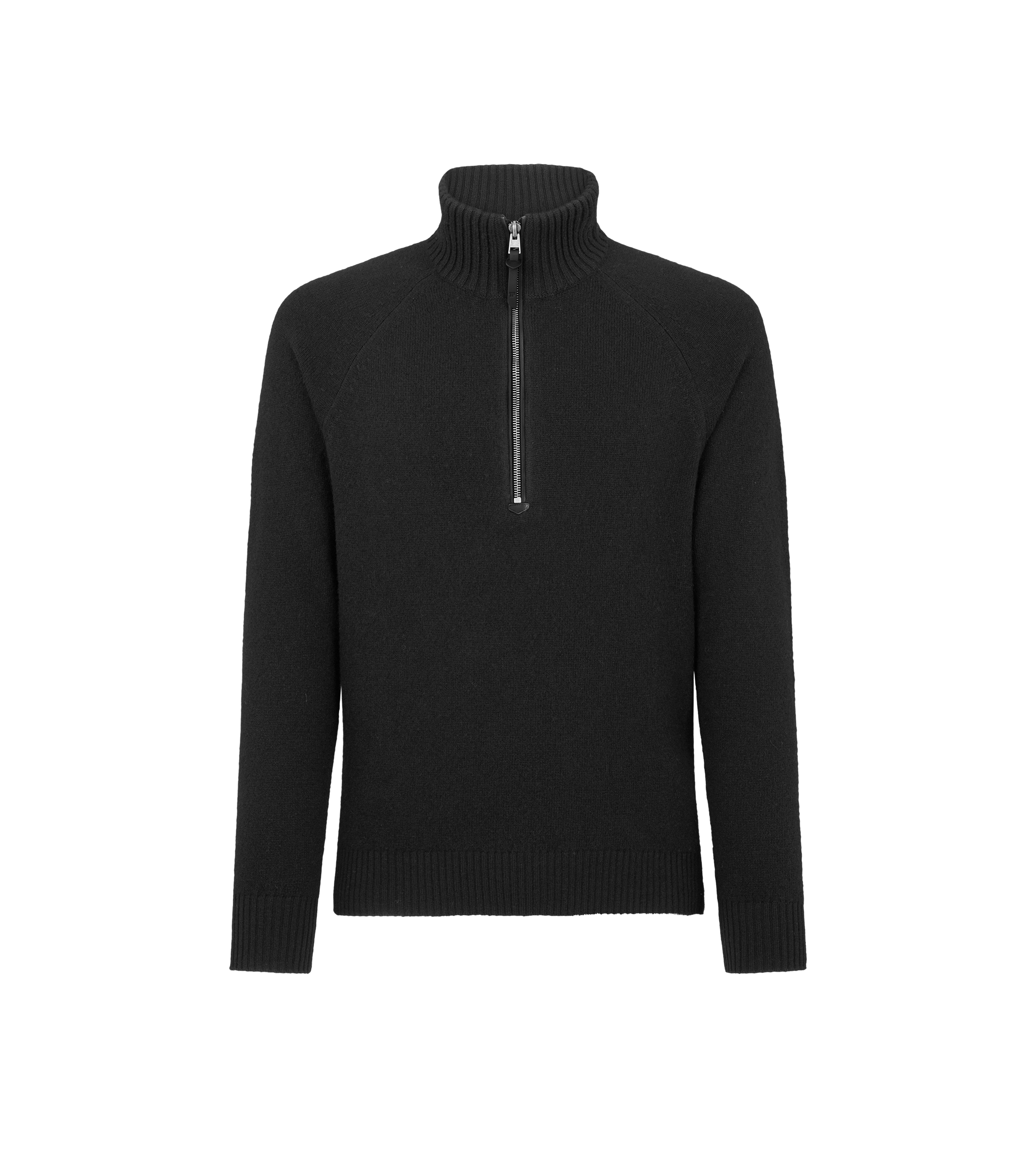 CASHMERE LAMBSWOOL HALF ZIP