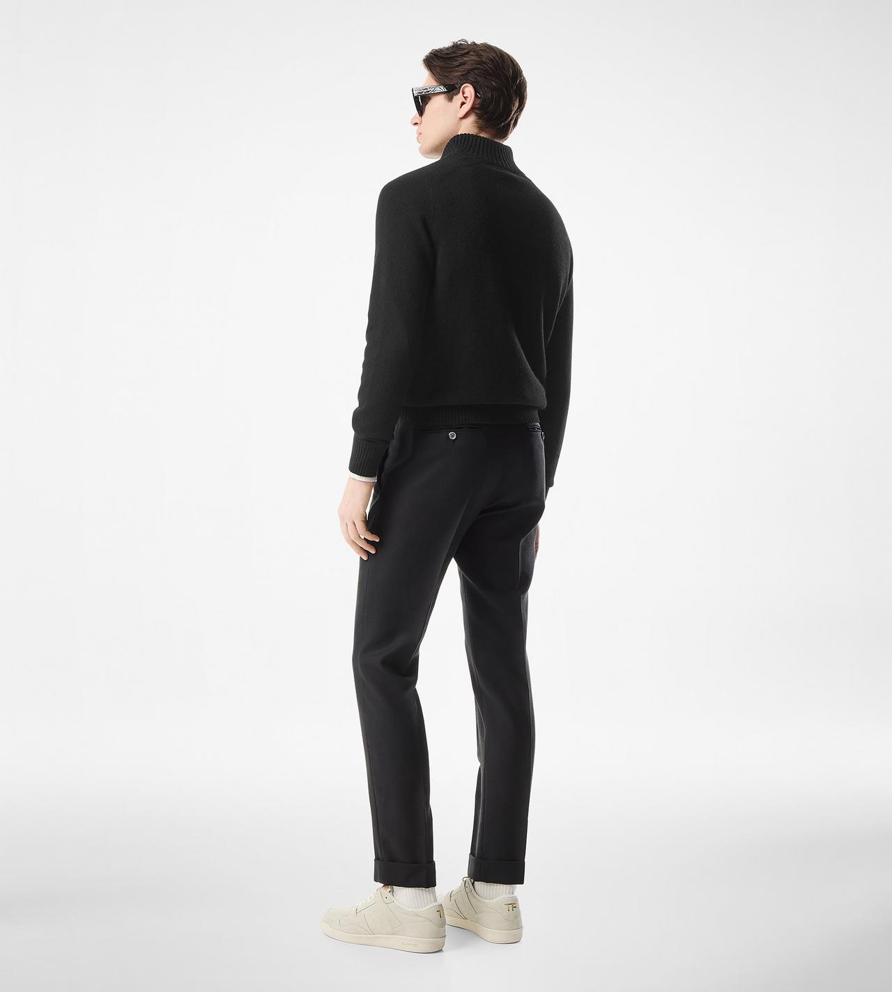 CASHMERE LAMBSWOOL HALF ZIP image number 2