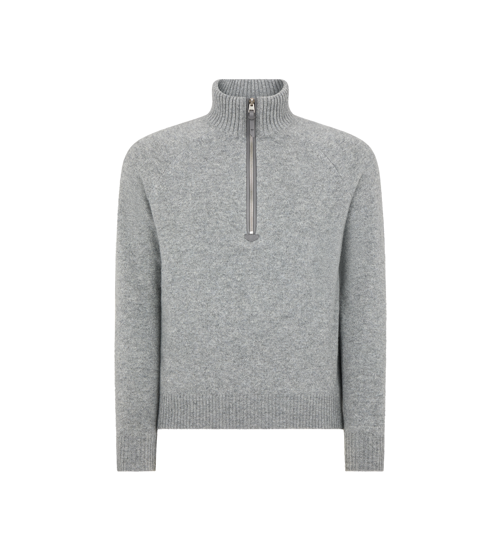 CASHMERE LAMBSWOOL HALF ZIP