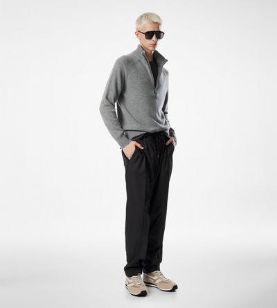 CASHMERE LAMBSWOOL HALF ZIP image number 1