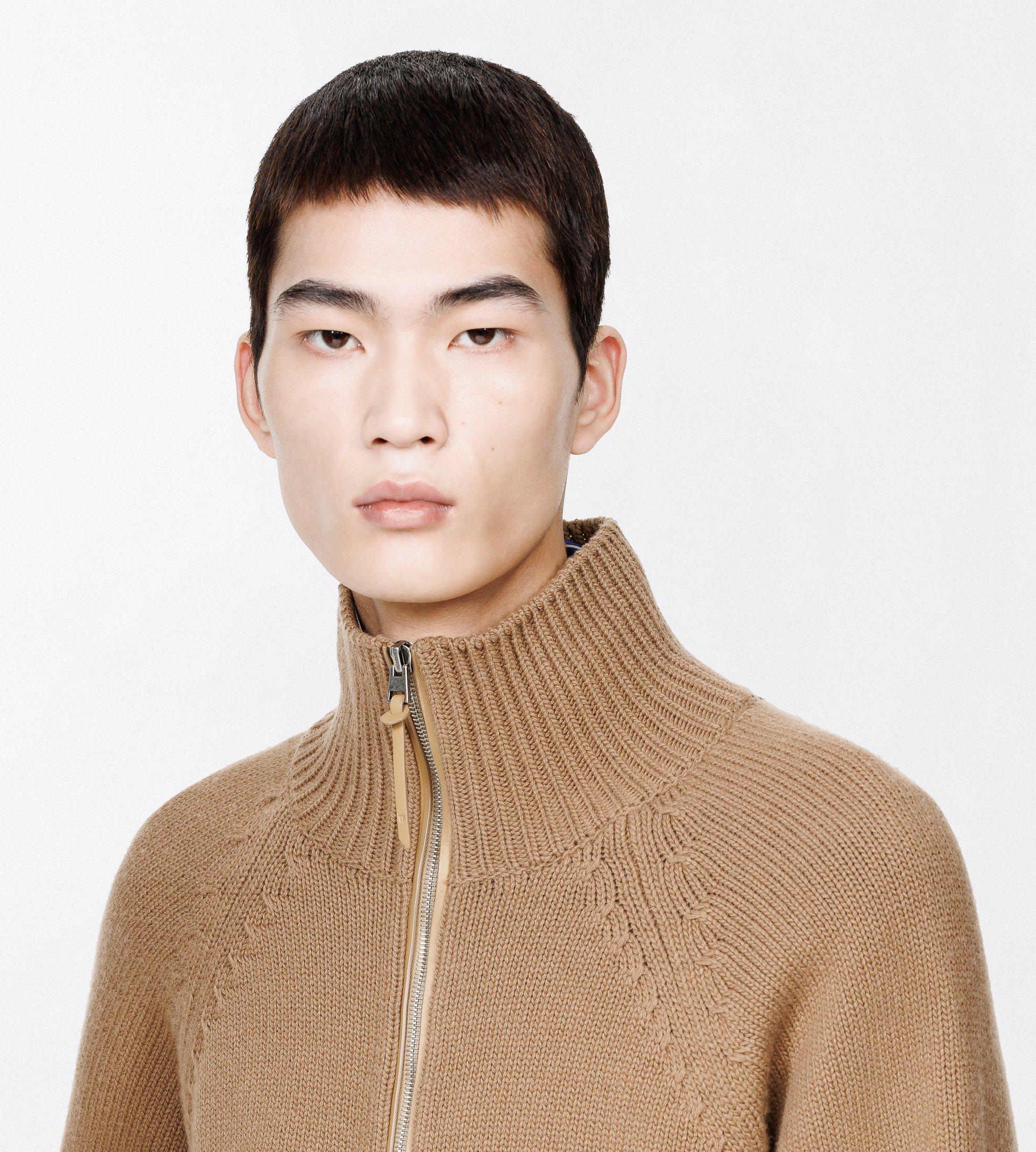 CASHMERE WOOL HALF ZIP