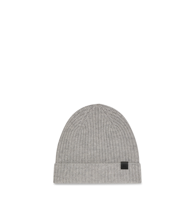 CASHMERE RIB BEANIE