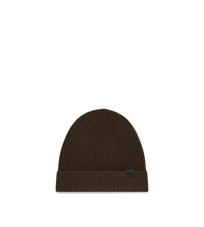 CASHMERE RIB BEANIE