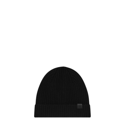 CASHMERE RIB BEANIE