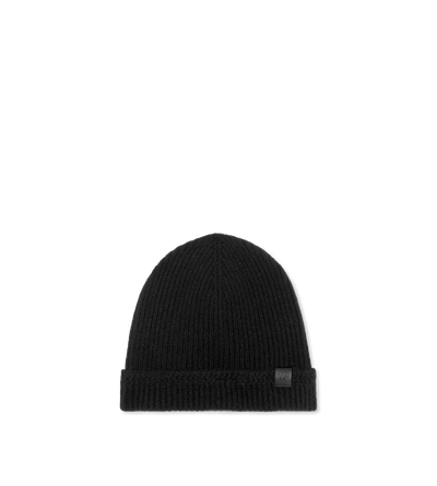 CASHMERE RIB BEANIE image number 0