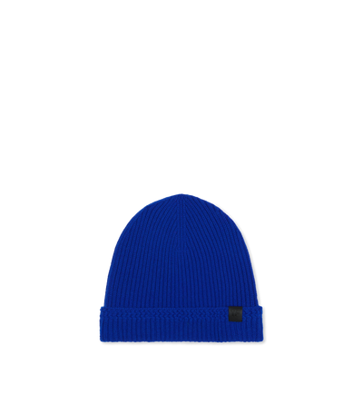 CASHMERE RIB BEANIE image number 0