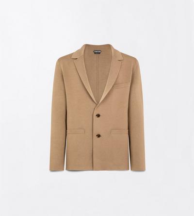 TOM FORD WOOL HAZELNUT DOUBLE FACE WOOL JACKET&nbsp;