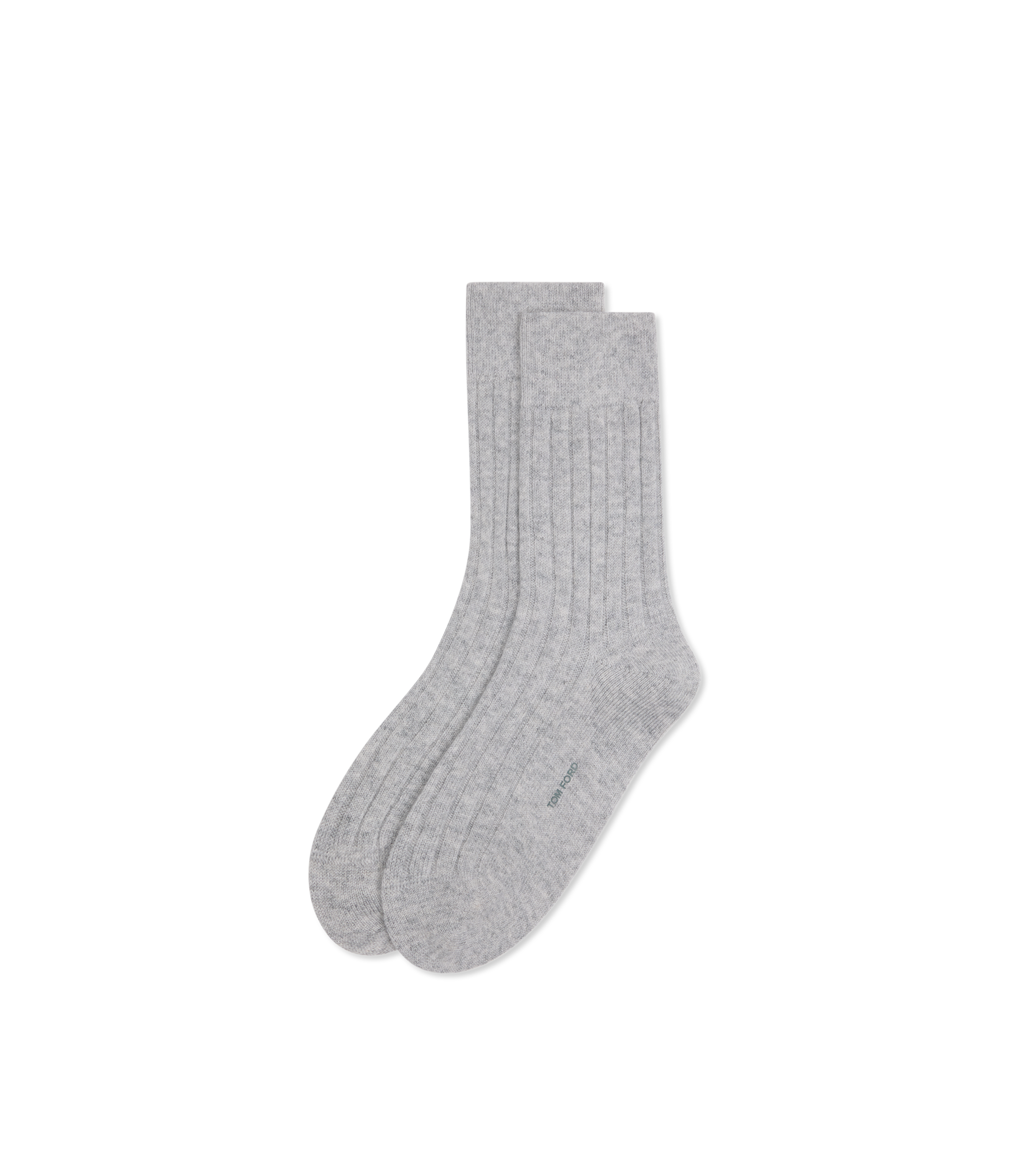 CASHMERE RIBBED SOCKS
