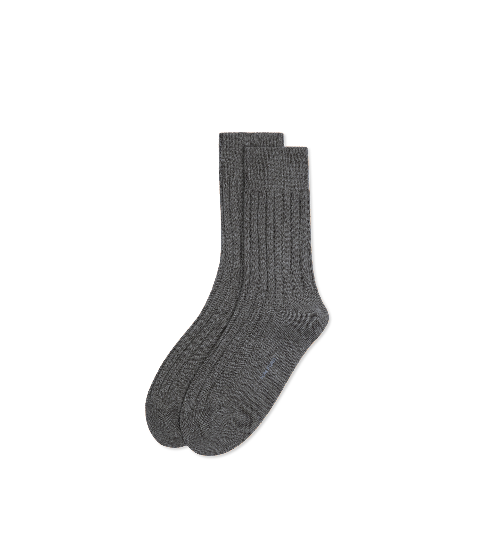 CASHMERE RIBBED SOCKS