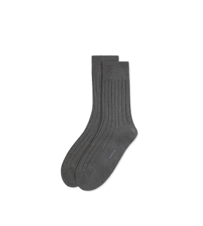 CASHMERE RIBBED SOCKS image number 0