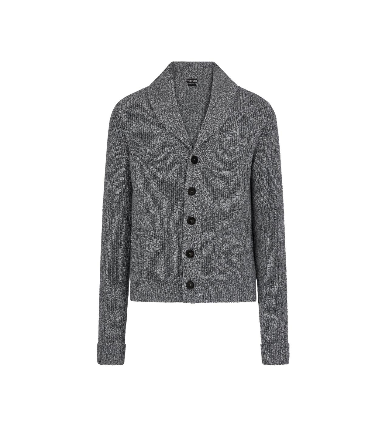 CASHMERE SHAWL COLLAR CARDIGAN image number 0