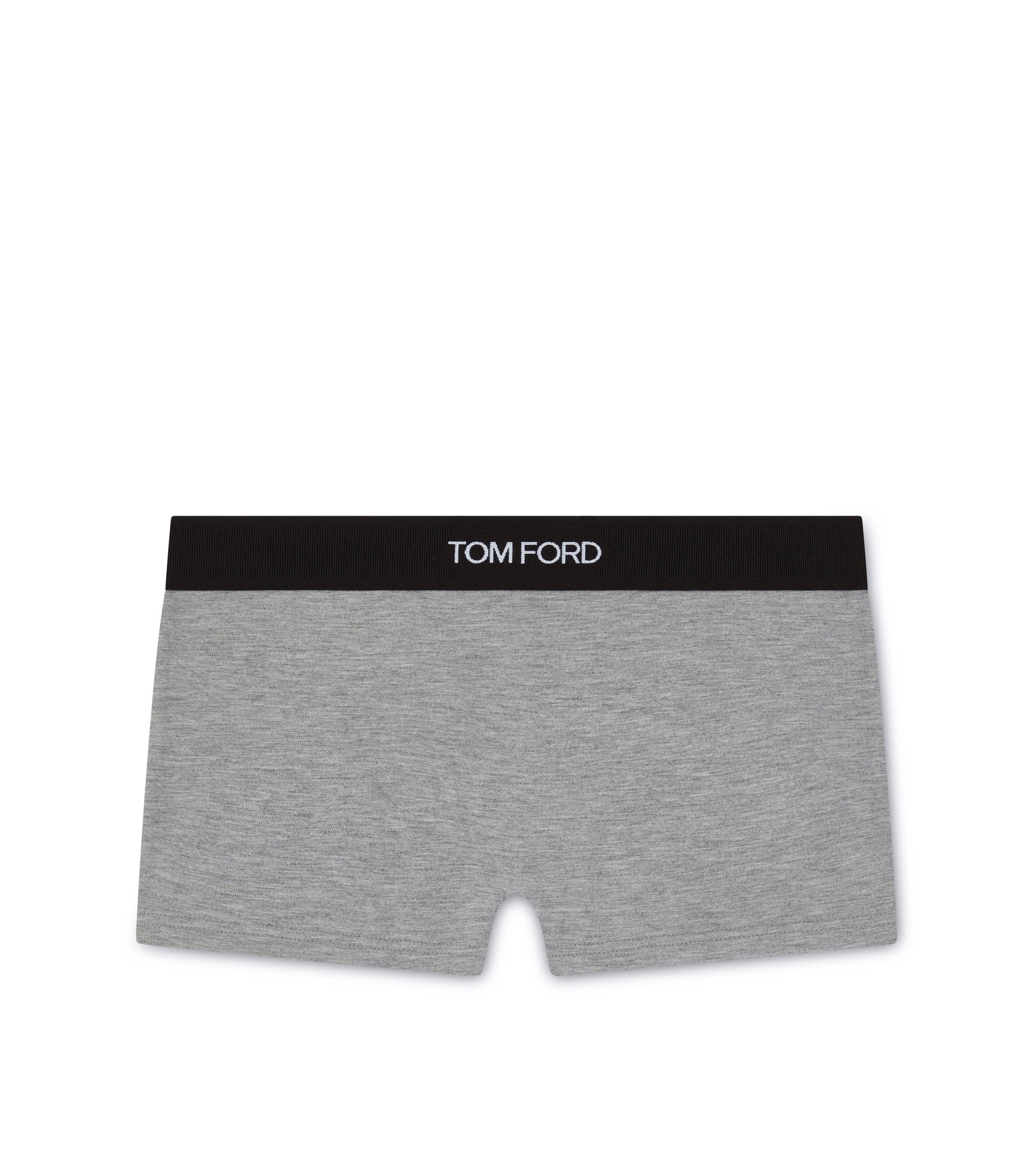 Silk Blend Boxer Briefs in Brown - Tom Ford