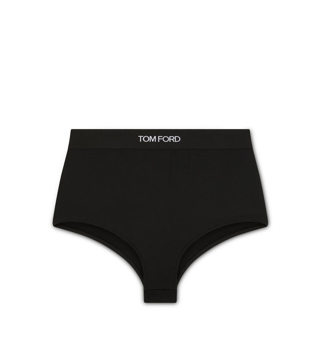 Logo modal jersey high rise briefs - Tom Ford - Women