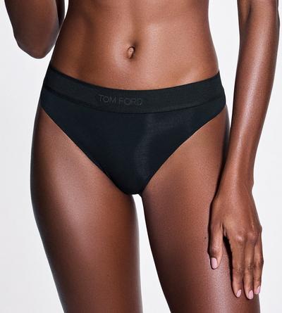 TOM FORD MODAL BLACK SIGNATURE THONG