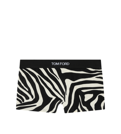 OPTICAL ZEBRA PRINTED MODAL SIGNATURE BOXERS image number 0