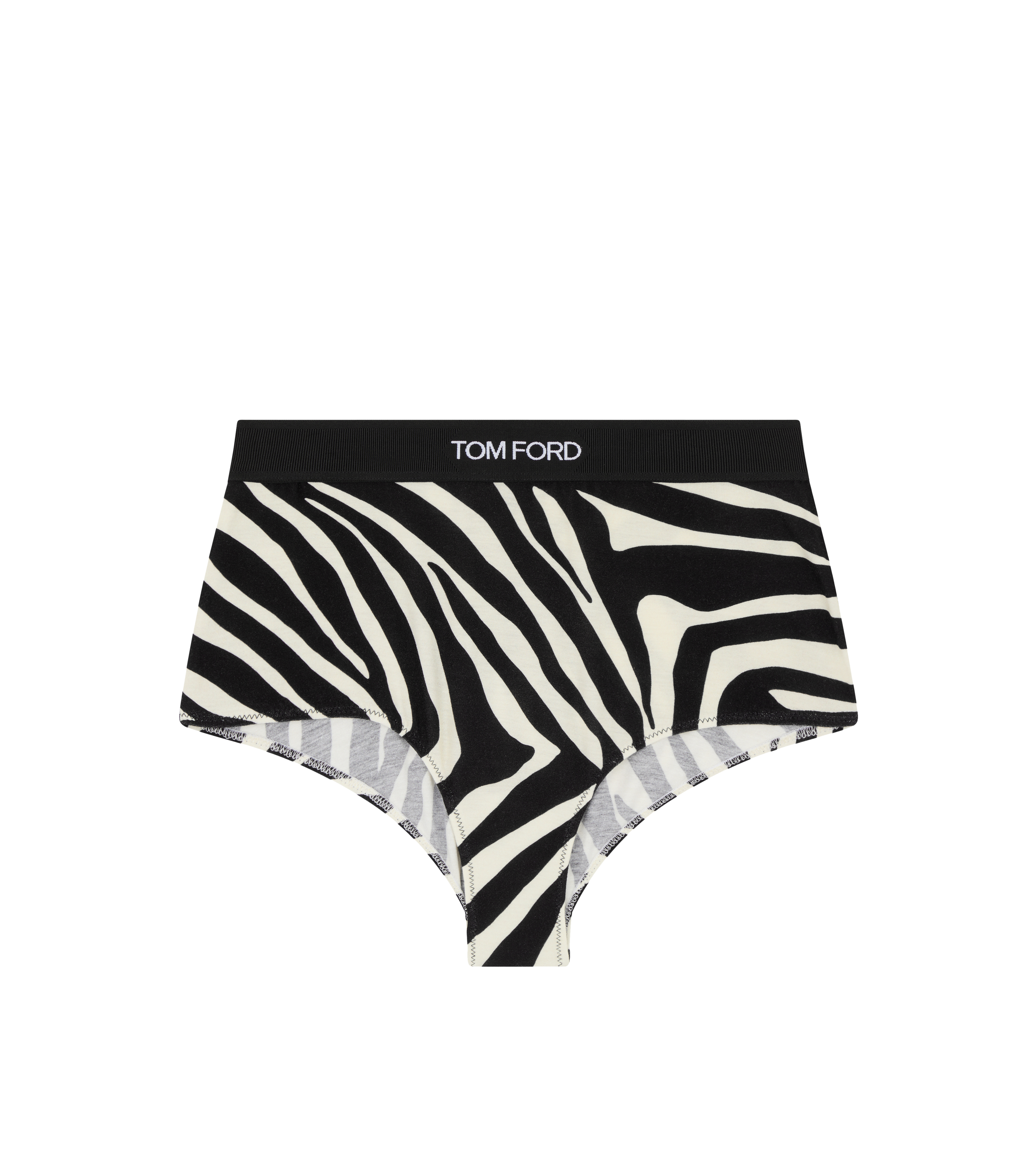OPTICAL ZEBRA PRINTED MODAL SIGNATURE BRIEFS