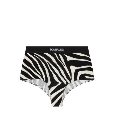 OPTICAL ZEBRA PRINTED MODAL SIGNATURE BRIEFS image number 0