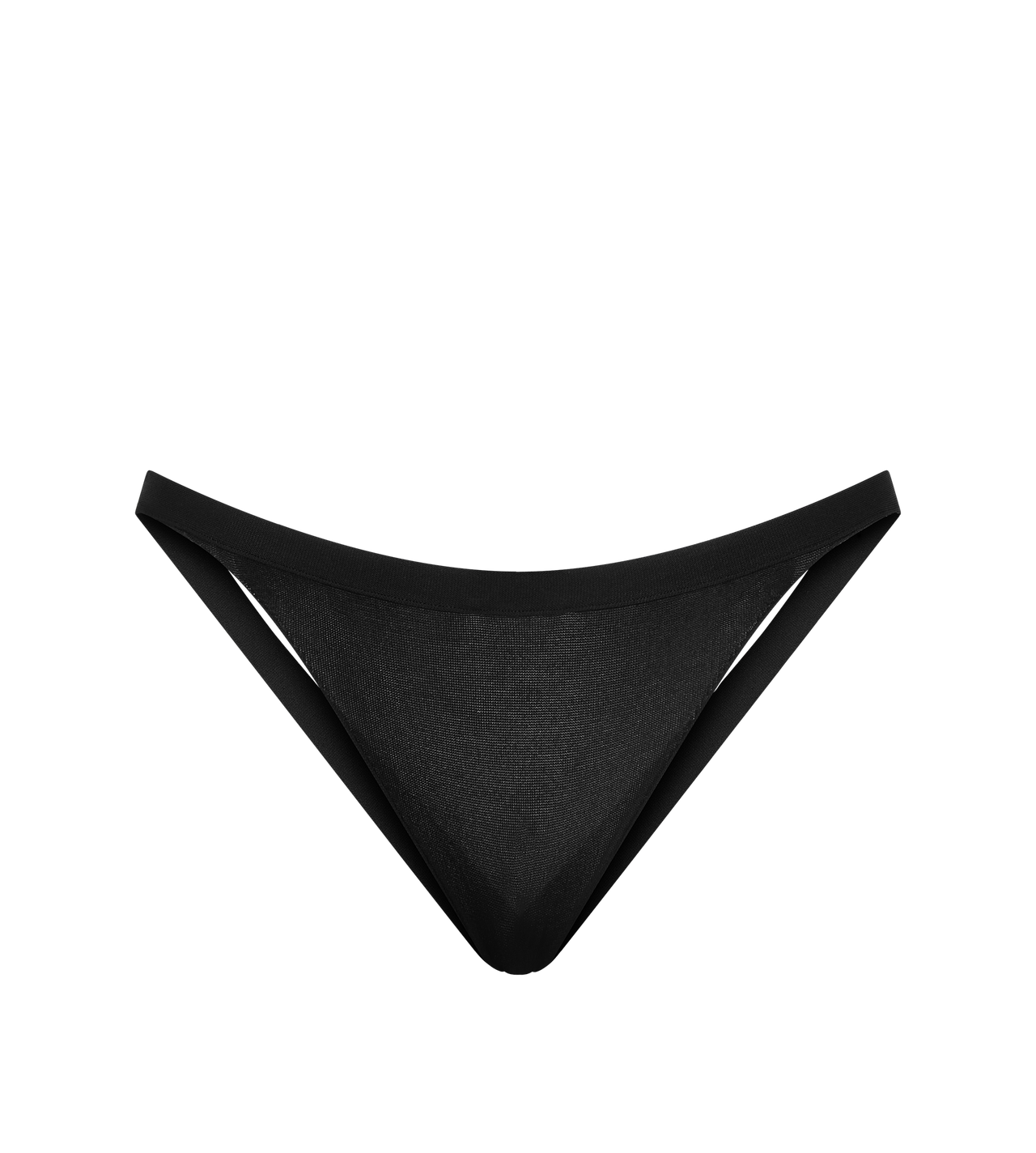 TOM FORD VISCOSE BLEND BLACK FINE SHEER KNIT KNICKERS