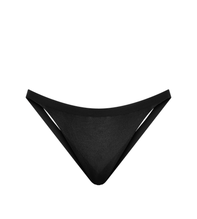TOM FORD VISCOSE BLEND BLACK FINE SHEER KNIT KNICKERS