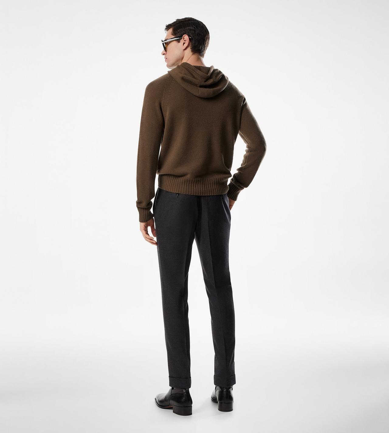 SEAMLESS CASHMERE HOODIE image number 2