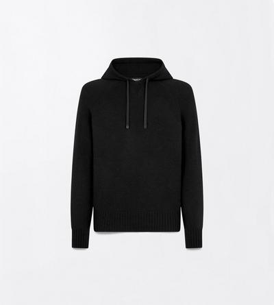 TOM FORD CASHMERE BLACK SEAMLESS CASHMERE HOODIE&nbsp;