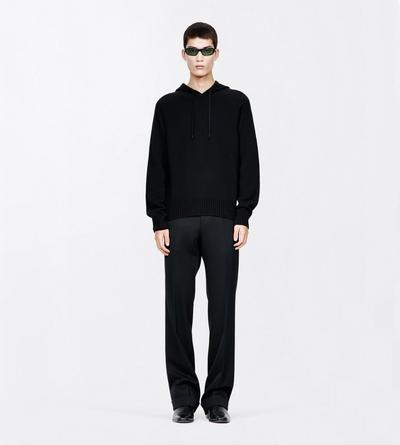 TOM FORD CASHMERE BLACK SEAMLESS CASHMERE HOODIE&nbsp;