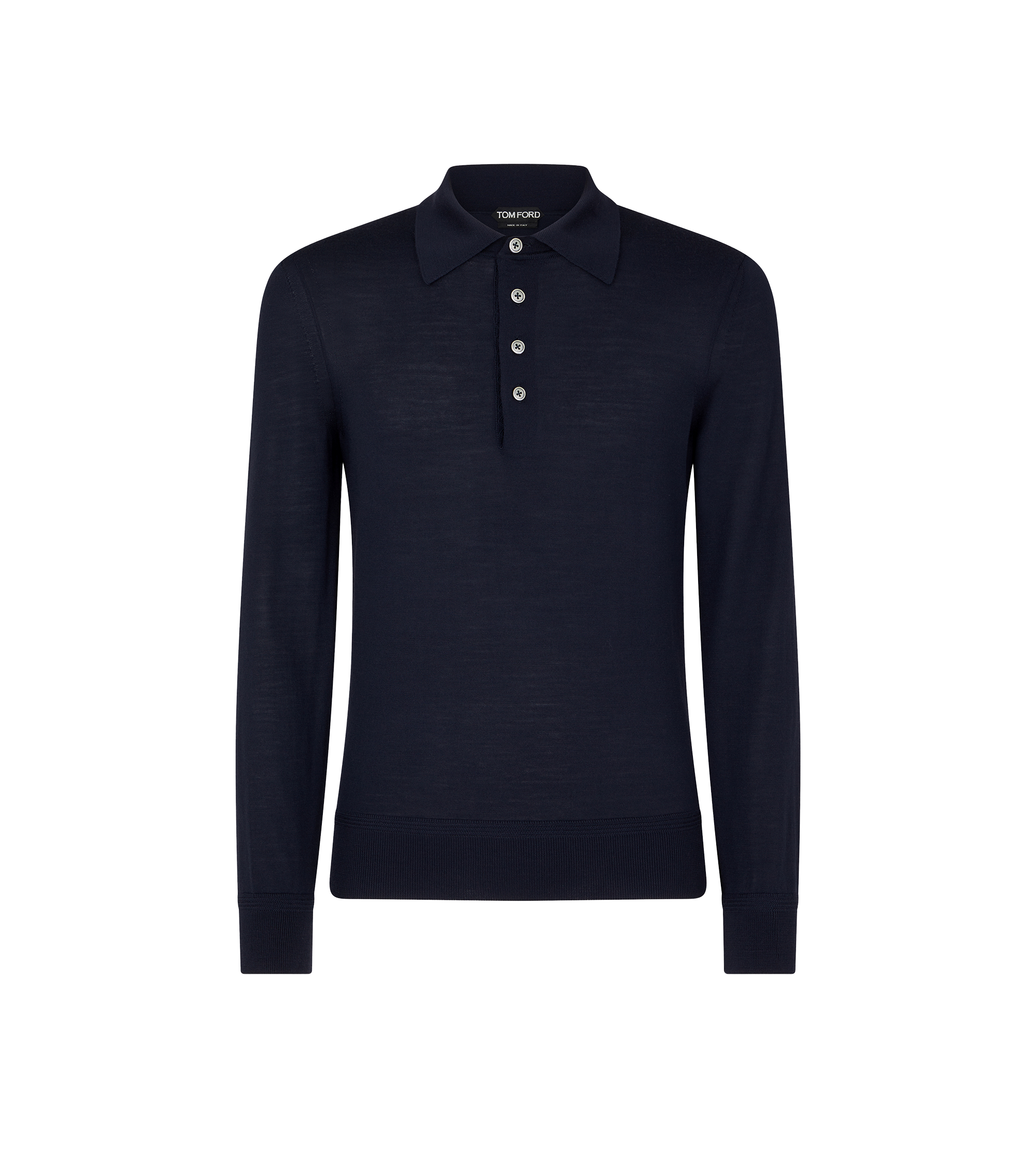 FINE GAUGE MERINO POLO