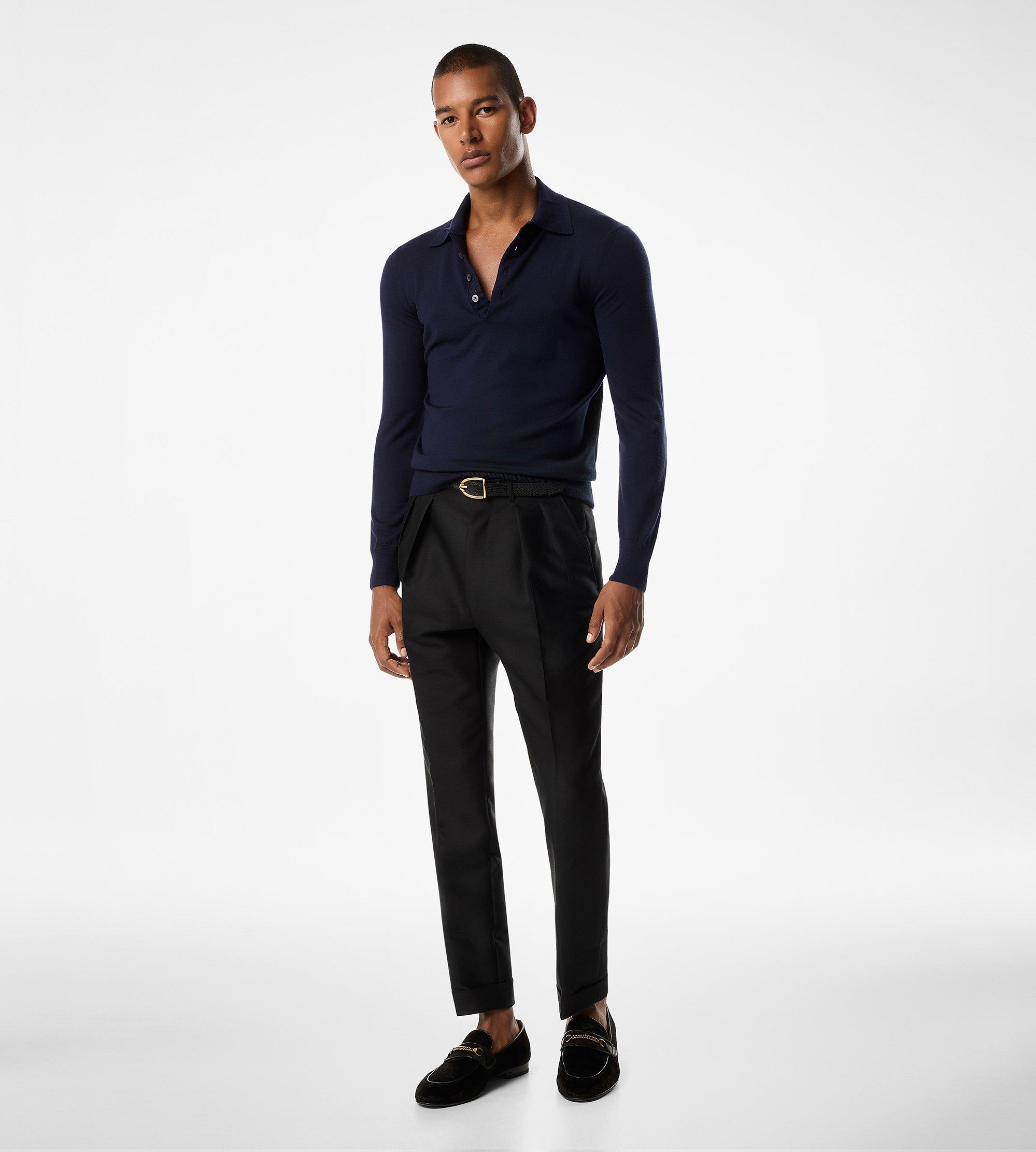 FINE GAUGE MERINO POLO
