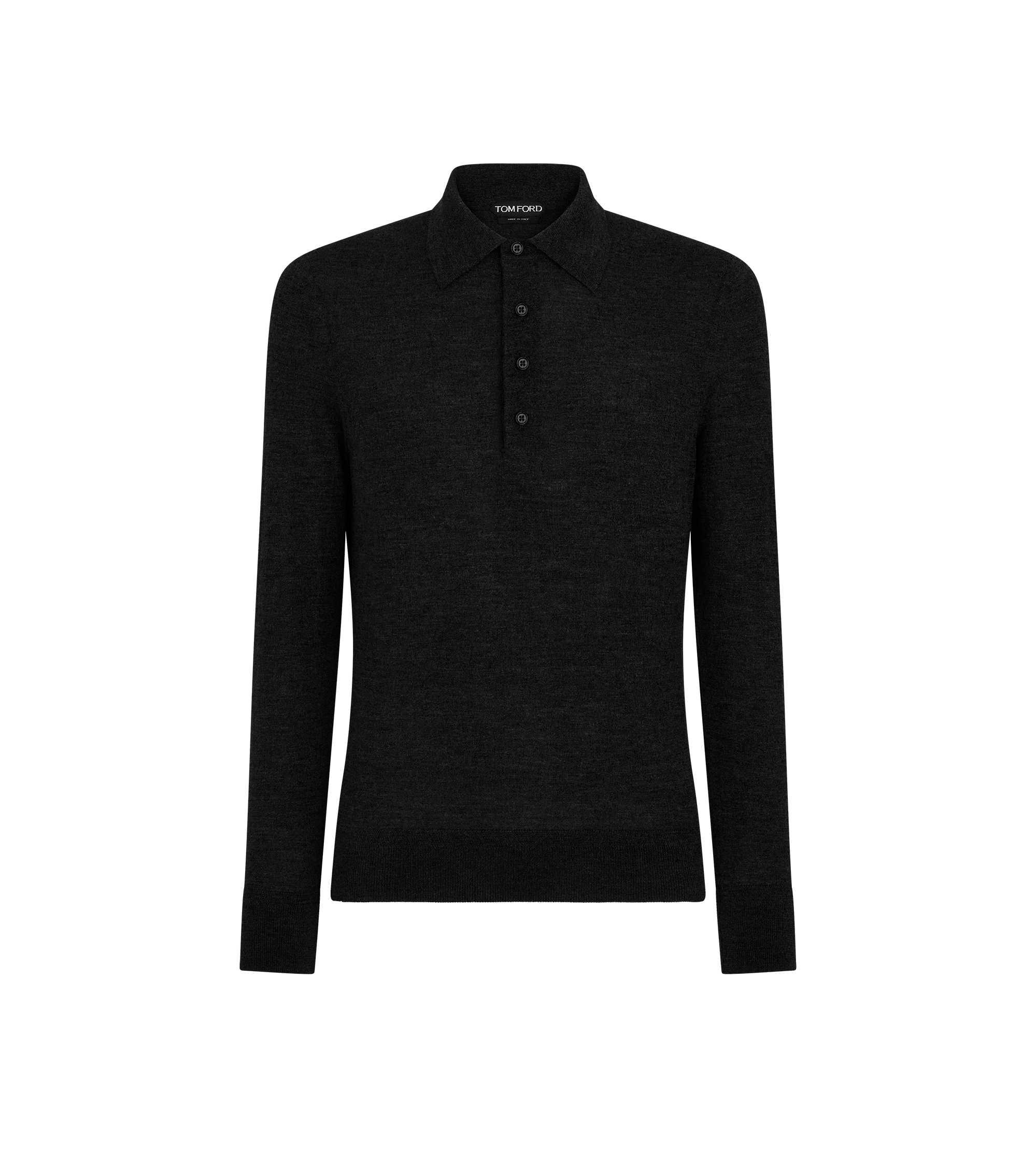 FINE GAUGE PURE WOOL POLO