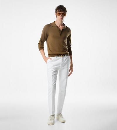 WOOL SILK POLO image number 1