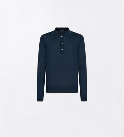 FINE GAUGE SILK LINEN POLO