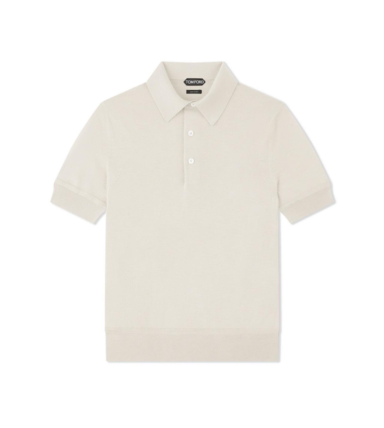 FINE GAUGE CASHMERE SILK POLO image number 0