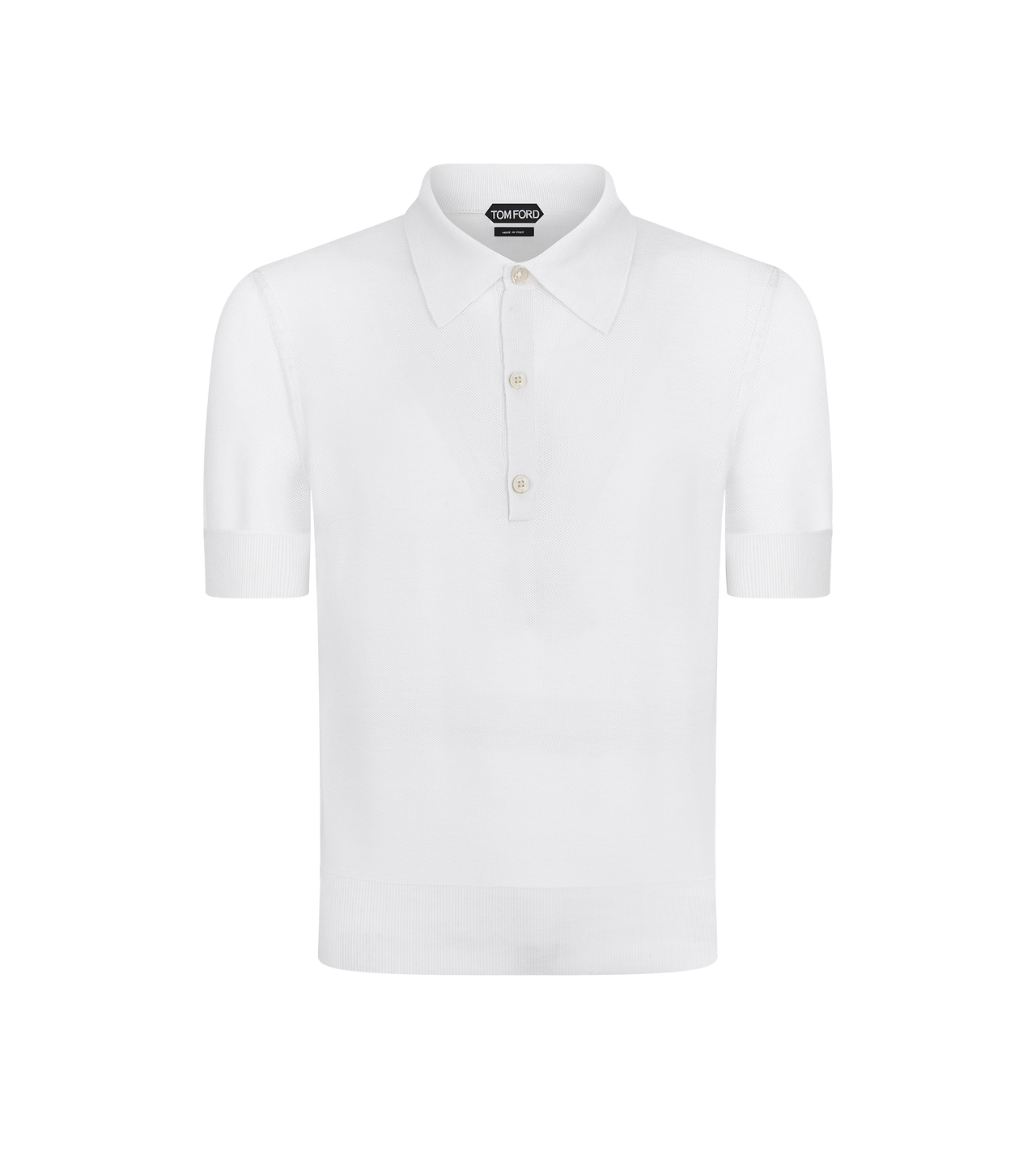 SILK COTTON HONEYCOMB POLO image number 0