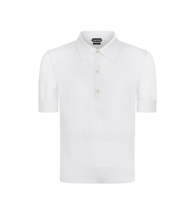 SILK COTTON HONEYCOMB POLO image number 0