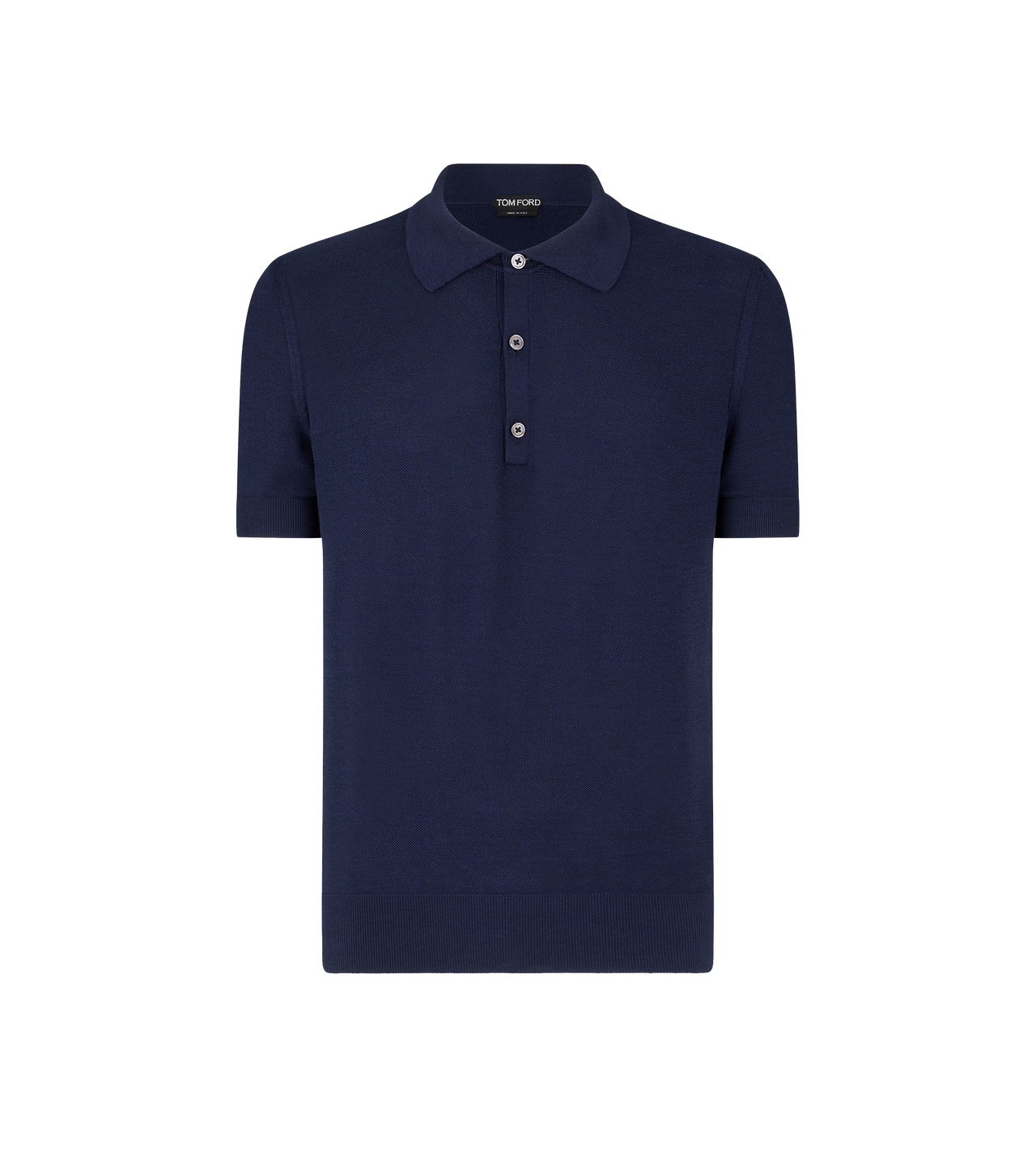 SILK COTTON HONEYCOMB POLO image number 0