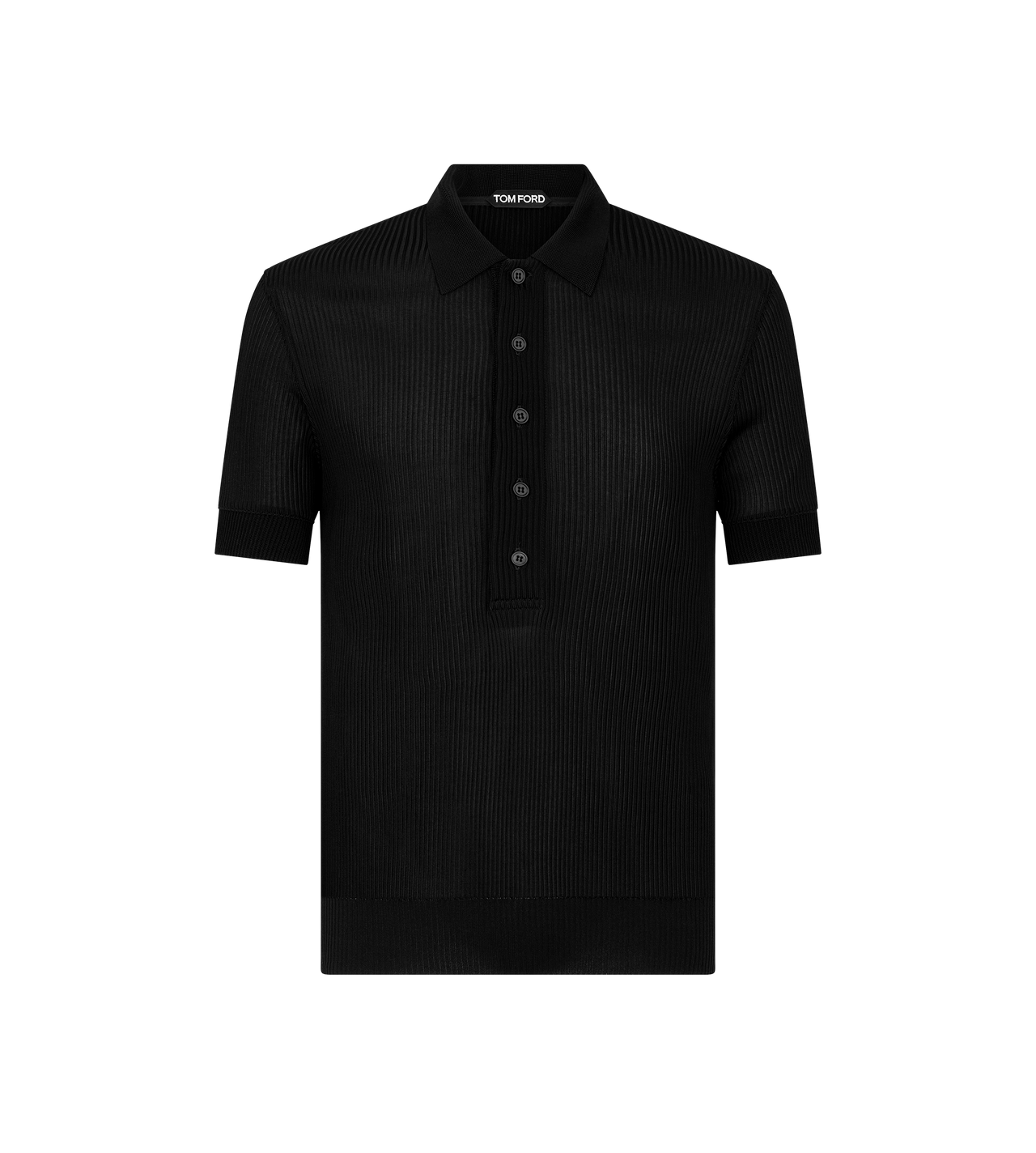 SILK BLEND WIDE RIB POLO image number 0