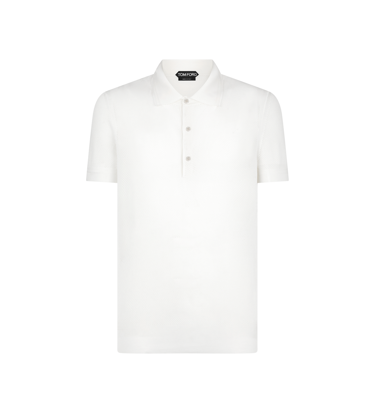 SILK COTTON MESH POLO image number 0