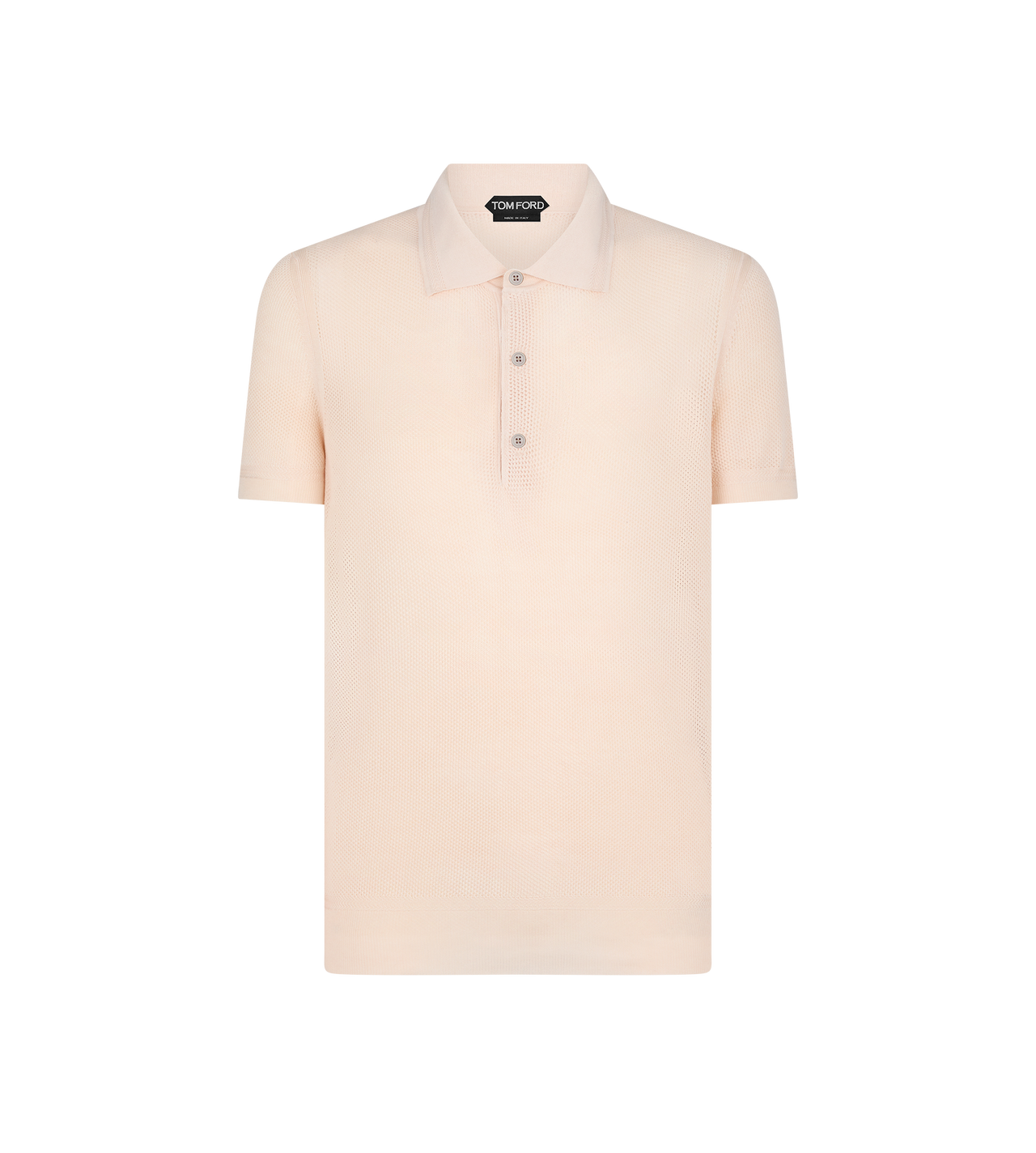 SILK COTTON MESH POLO image number 0