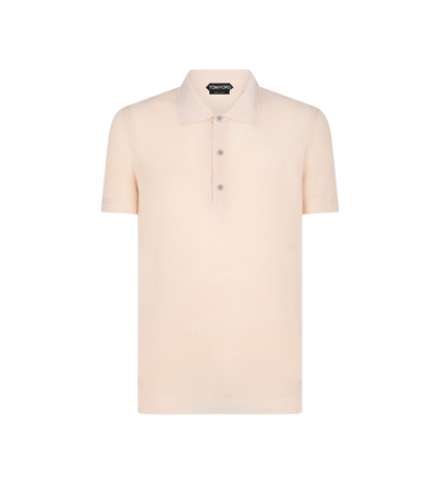 SILK COTTON MESH POLO