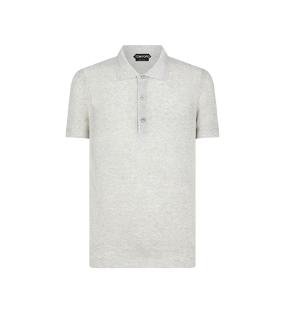 SILK COTTON MESH POLO