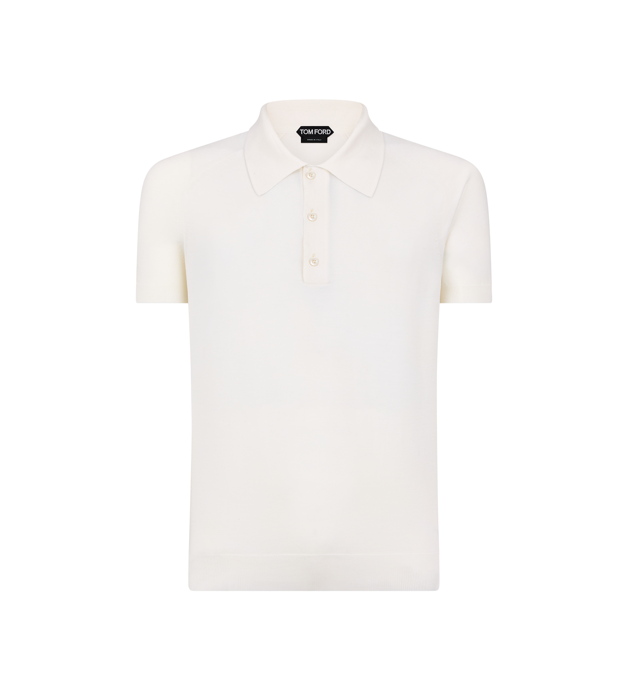 FINE GAUGE MERINO WOOL KNIT POLO