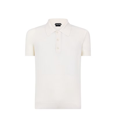 FINE GAUGE MERINO WOOL KNIT POLO