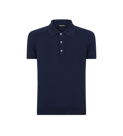FINE GAUGE MERINO WOOL KNIT POLO