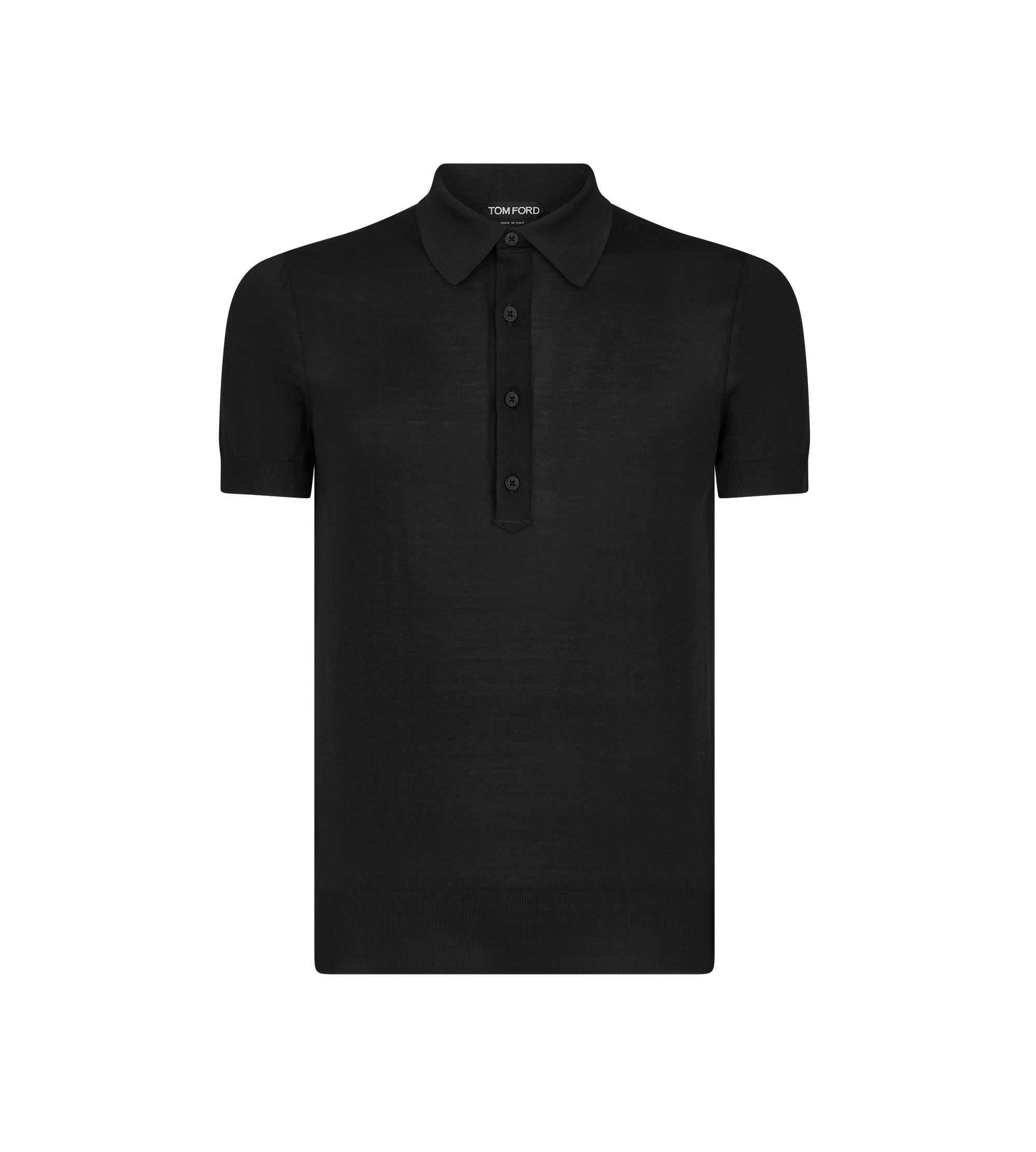 SILK VISCOSE POLO