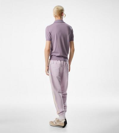 FINE GAUGE CASHMERE SILK KNIT POLO image number 2